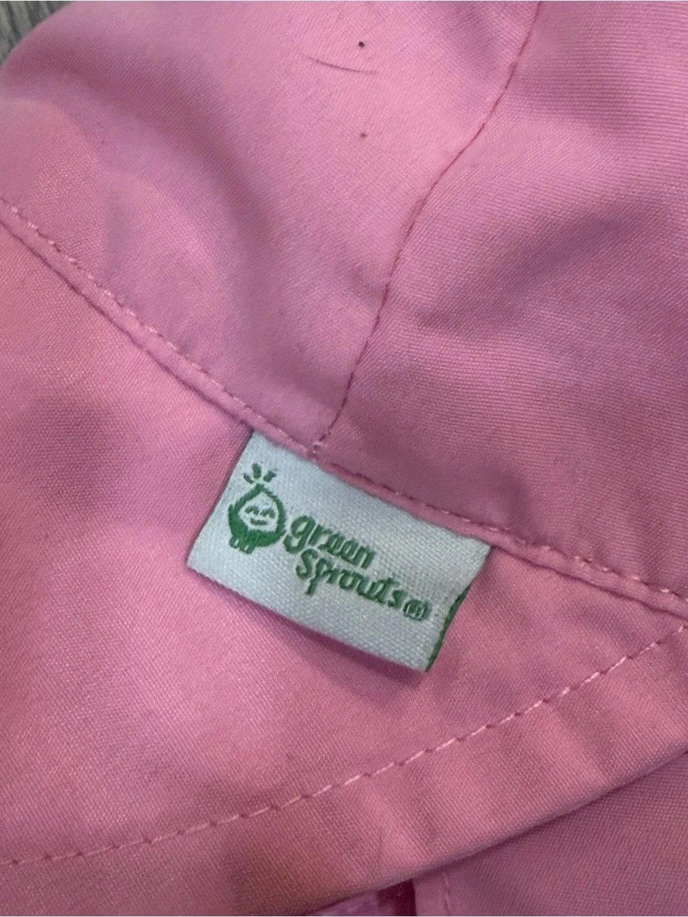 green sprouts UPF50+ Eco Flap Hat 2T-4T Pink See photos for wear
